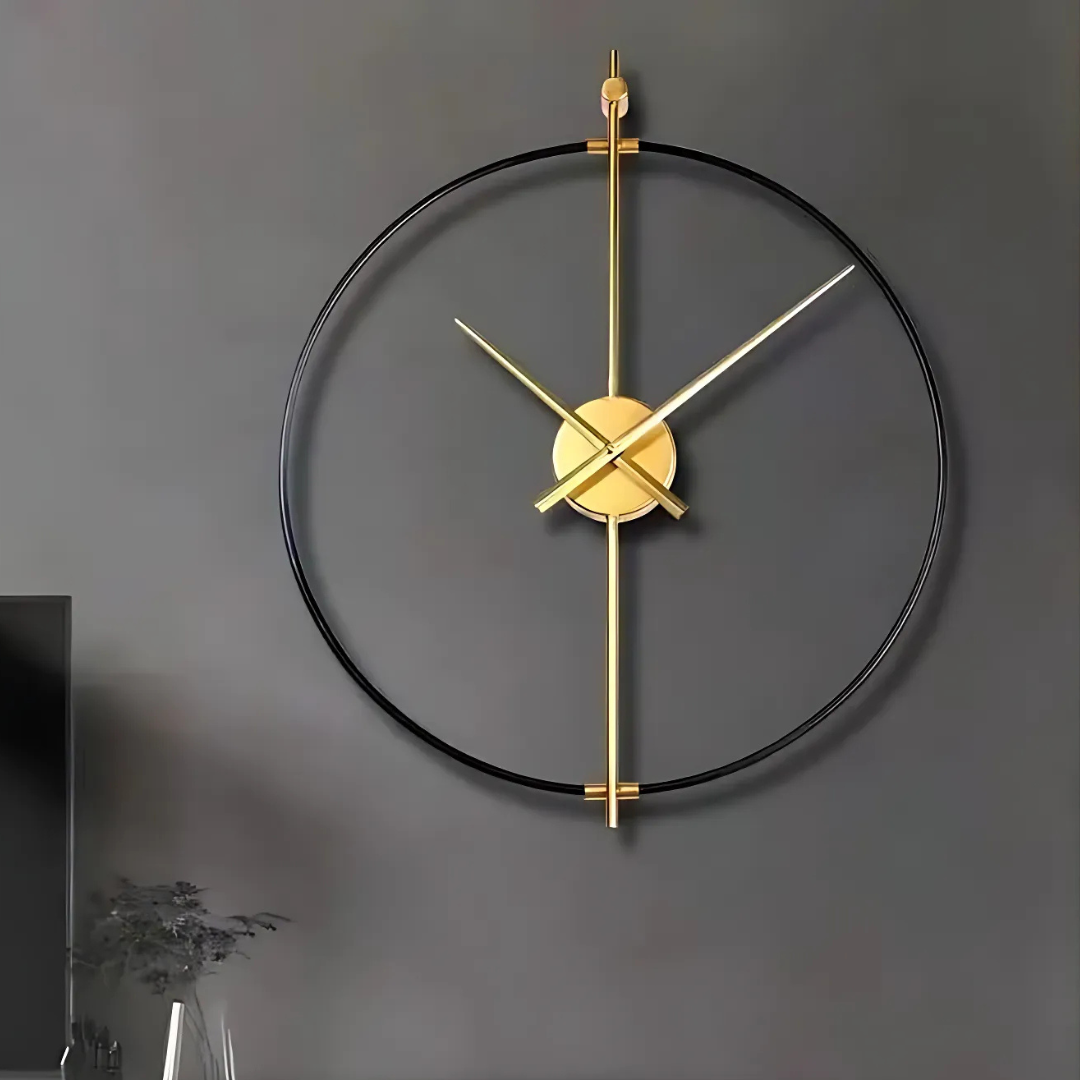 Timenis - Suuri tyylikäs seinäkello moderniin sisustukseen