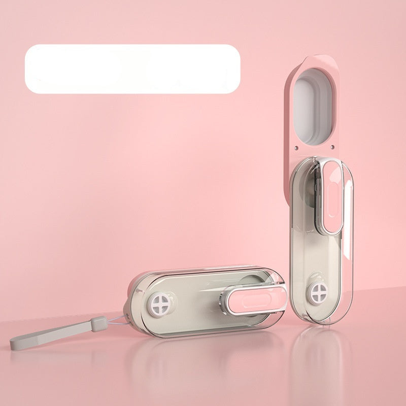 Kätevä kokoontaitettava vesipullo helppoon matkustamiseen lemmikkien kanssa