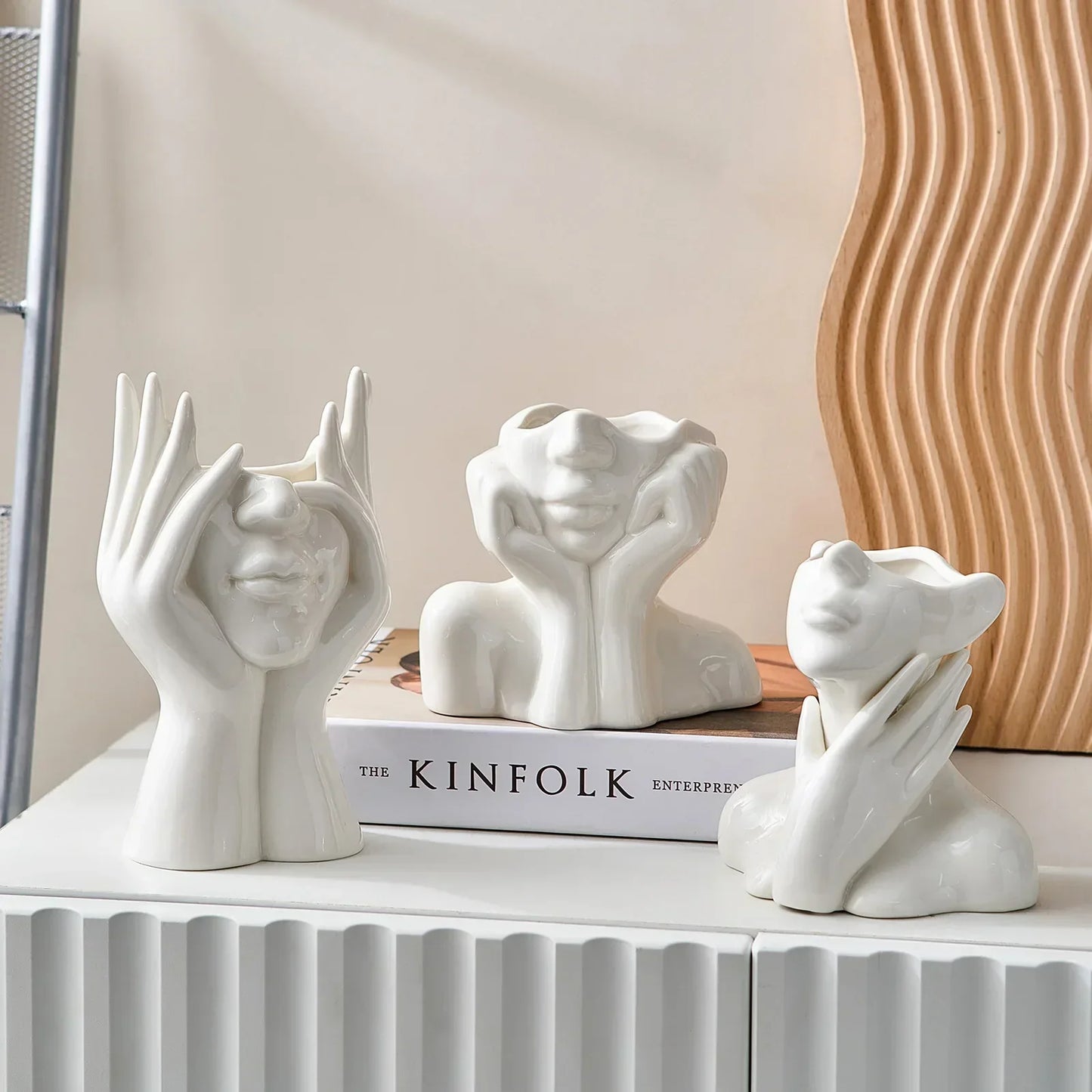 Uniikit ja modernit keramiikkavaasit