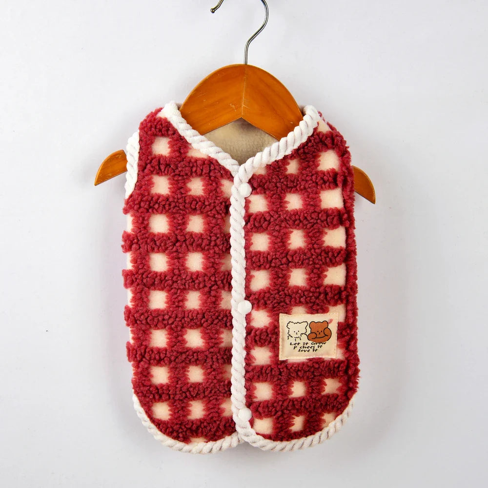 Luxe Comfort -fleecekangas takki ranskanbulldogille ja chihuahualle lämpimään suojaan