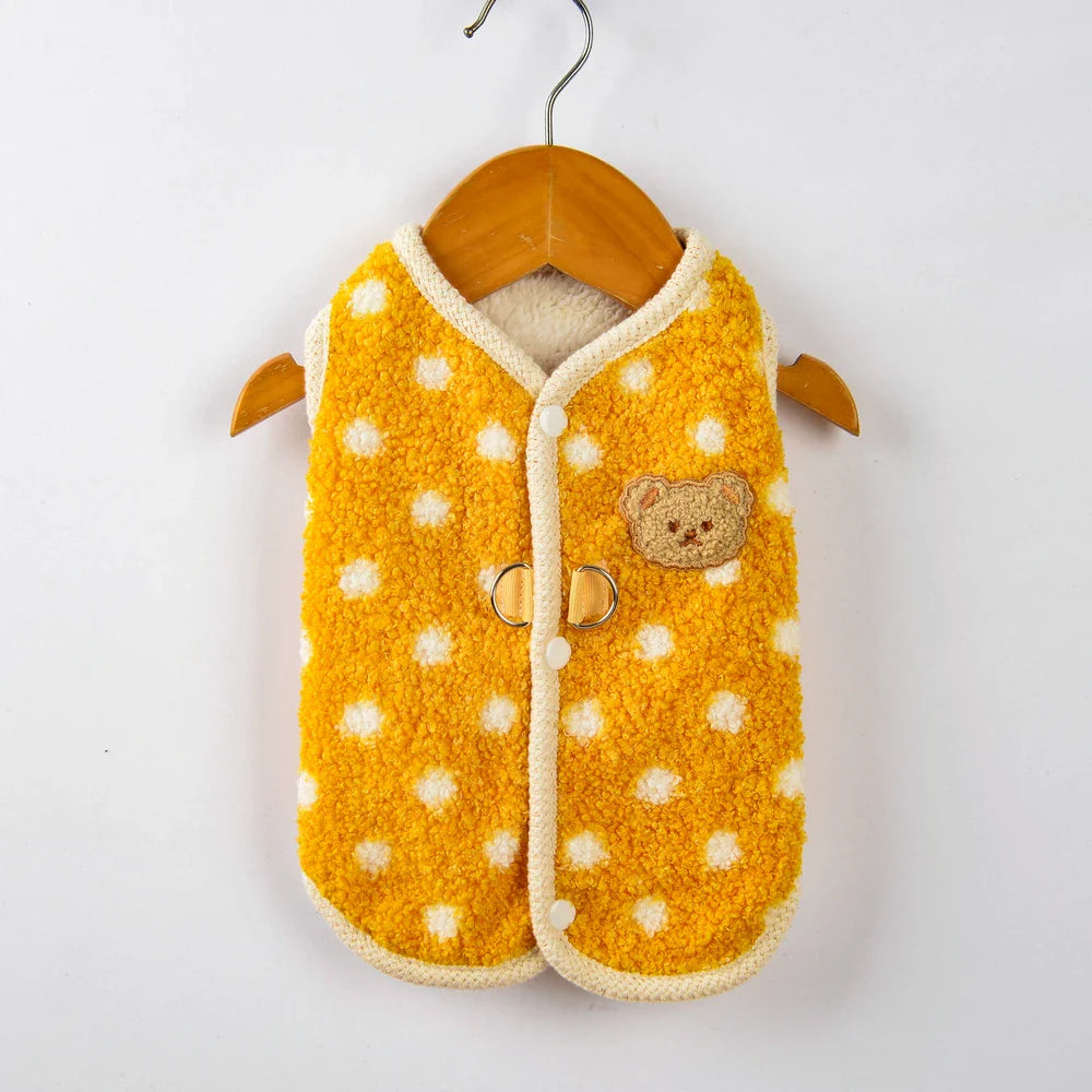 Luxe Comfort -fleecekangas takki ranskanbulldogille ja chihuahualle lämpimään suojaan