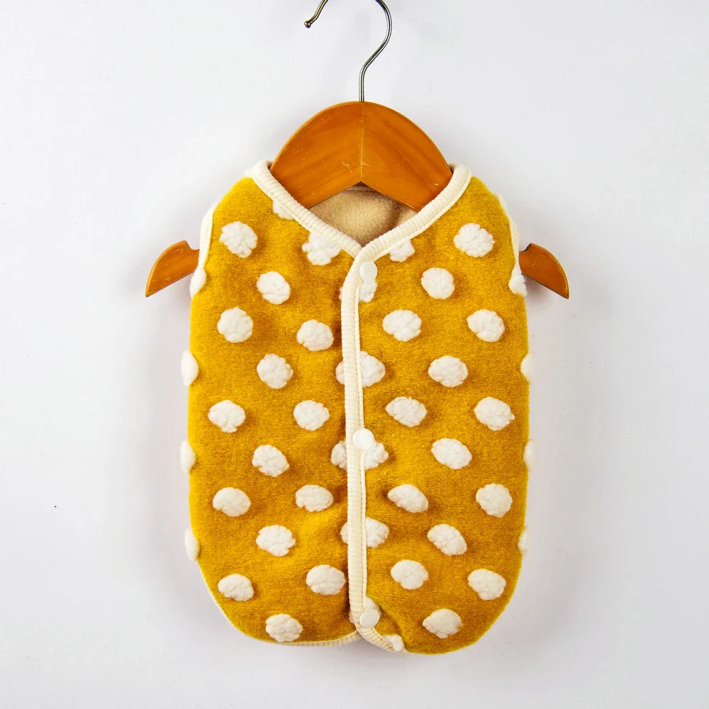 Luxe Comfort -fleecekangas takki ranskanbulldogille ja chihuahualle lämpimään suojaan