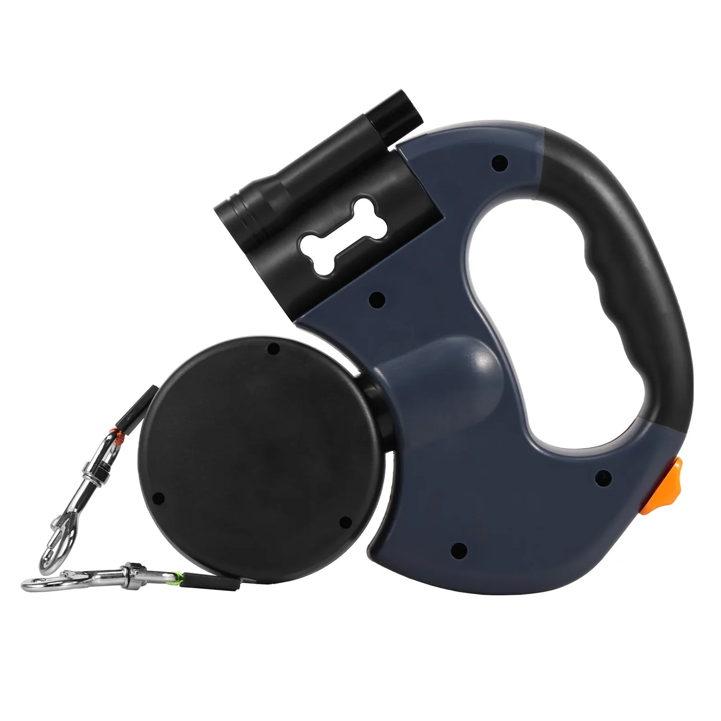 Turvallinen heijastava koiran talutin kätevällä säilytystaskulla