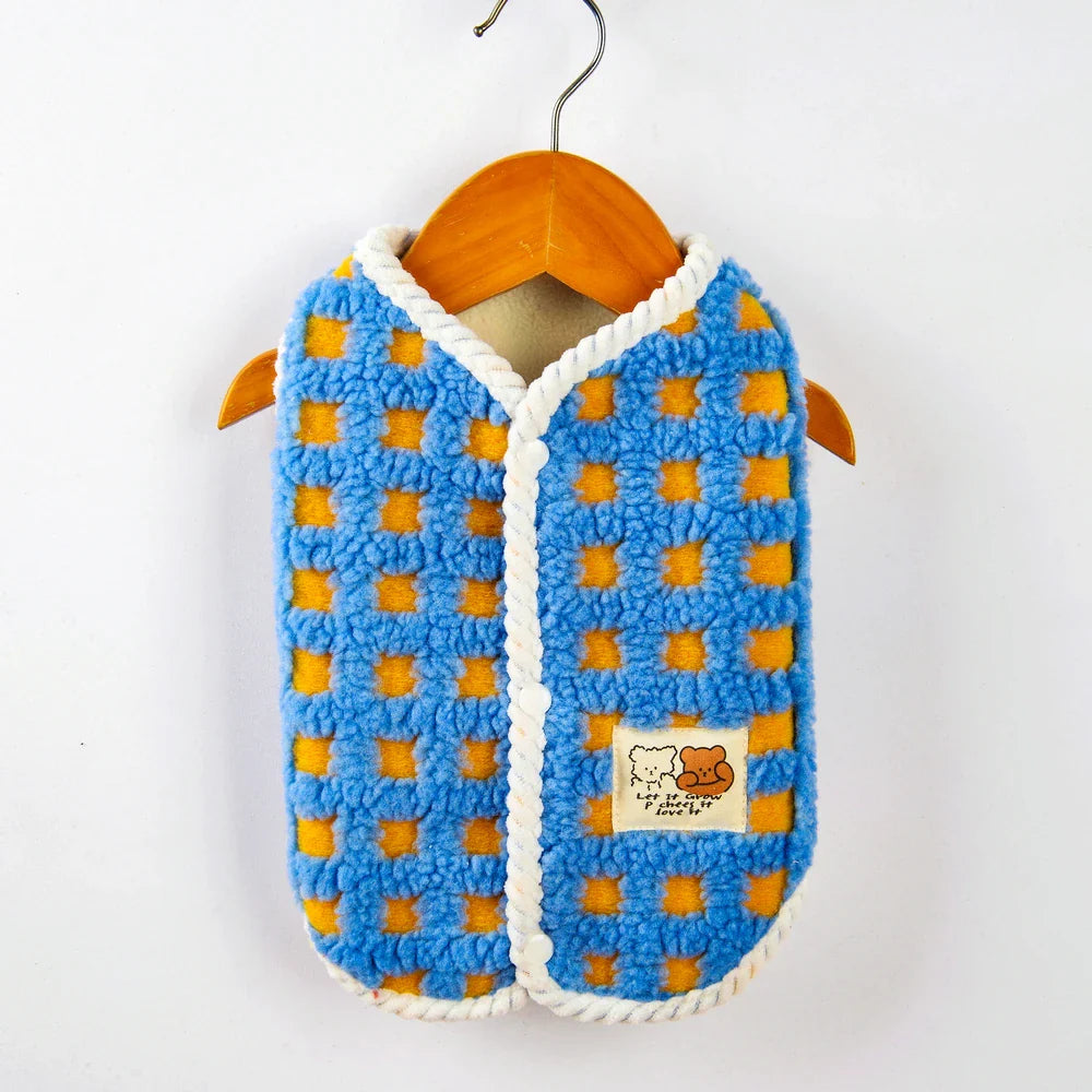 Luxe Comfort -fleecekangas takki ranskanbulldogille ja chihuahualle lämpimään suojaan