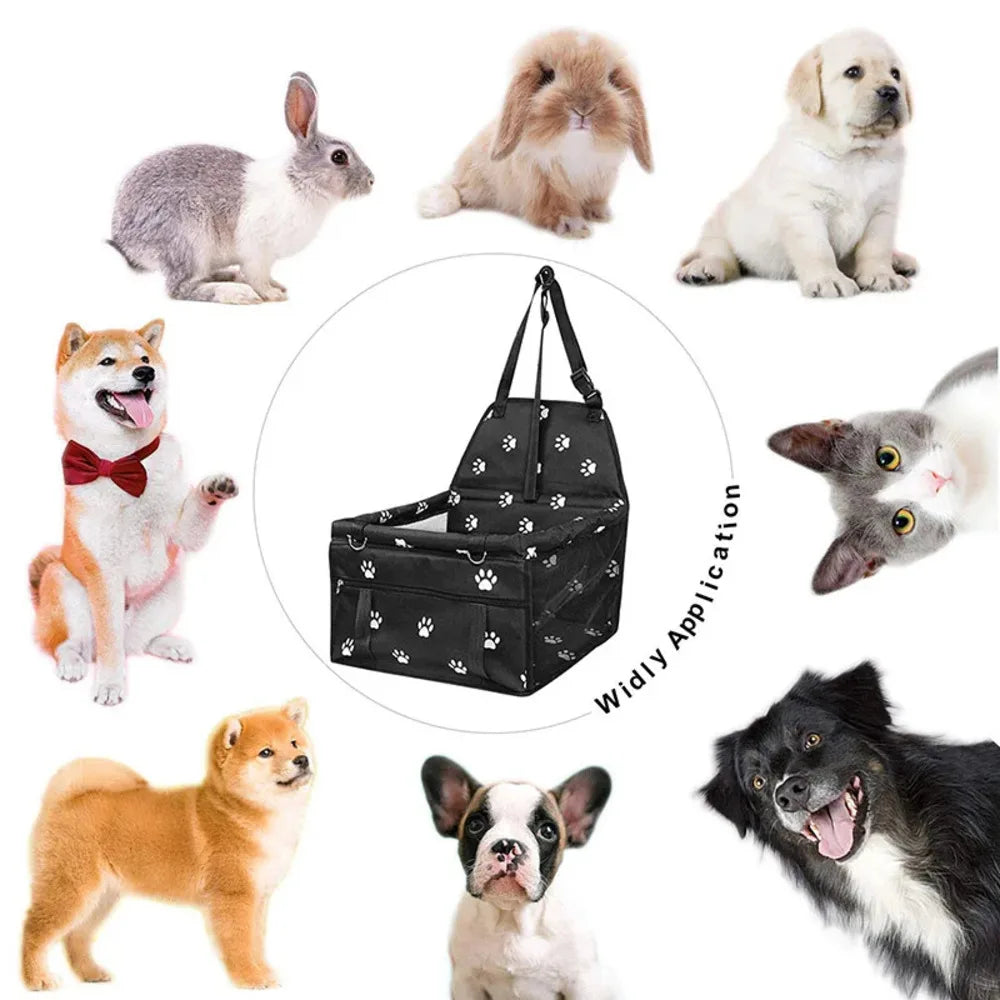 Mukava matkalaukku ja autonistuin lemmikeille, personoitu