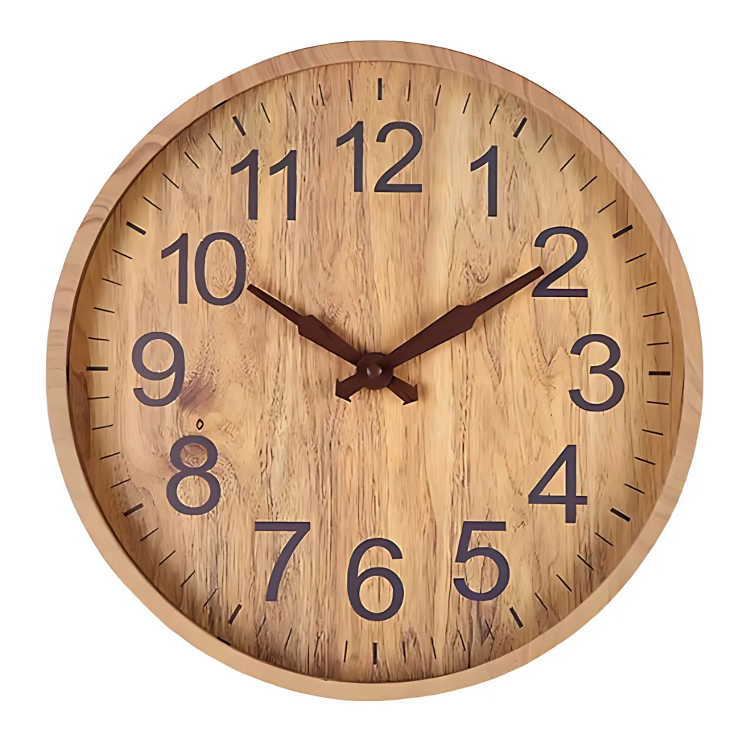 Clocky Clock - Suuri tyylikäs seinäkello olohuoneeseen