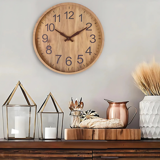 Clocky Clock - Suuri tyylikäs seinäkello olohuoneeseen