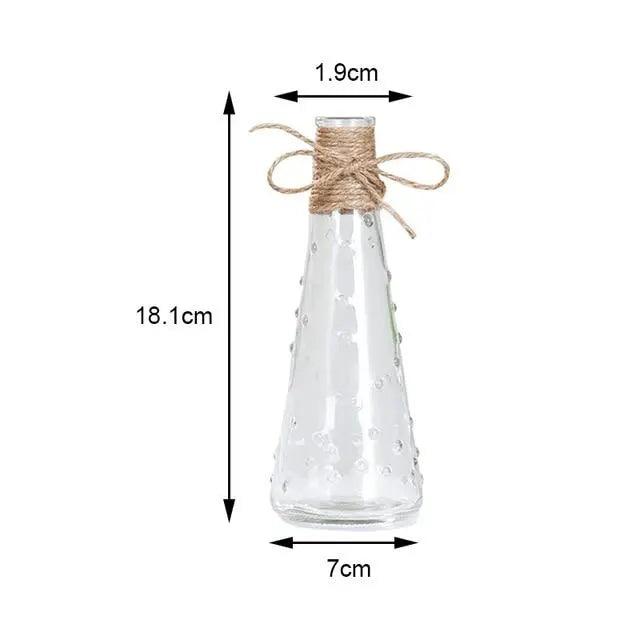 Minimalistinen lasimaljakko - elegantti pöytäkoriste