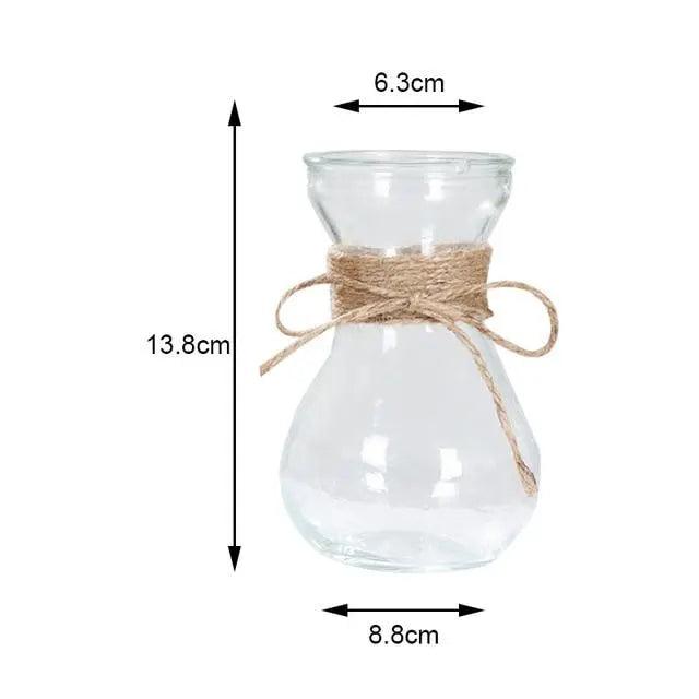 Minimalistinen lasimaljakko - elegantti pöytäkoriste