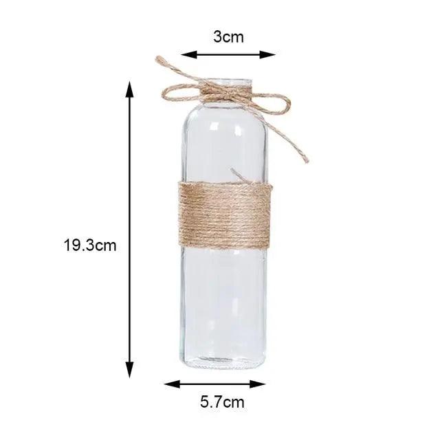 Minimalistinen lasimaljakko - elegantti pöytäkoriste