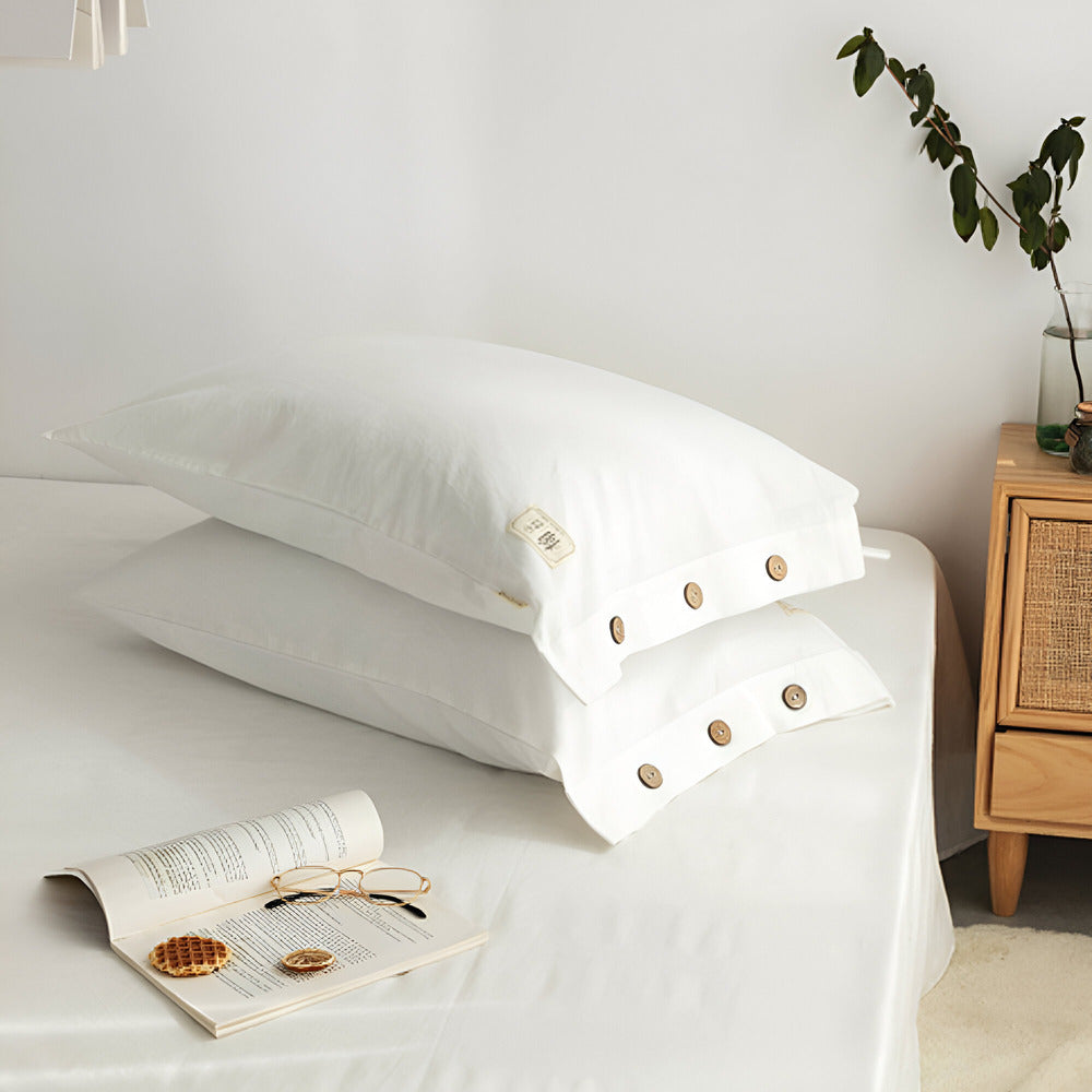 Ylellinen puuvillainen vuodevaatesetti 135x200 cm tyynyliinoilla – Pehmeä, hengittävä ja tyylikäs muotoilu