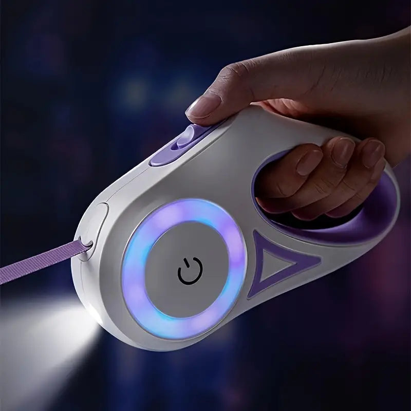 Täydellinen koiran turvallisuus: LED-valaistus ja 5 m kantama yökävelyyn