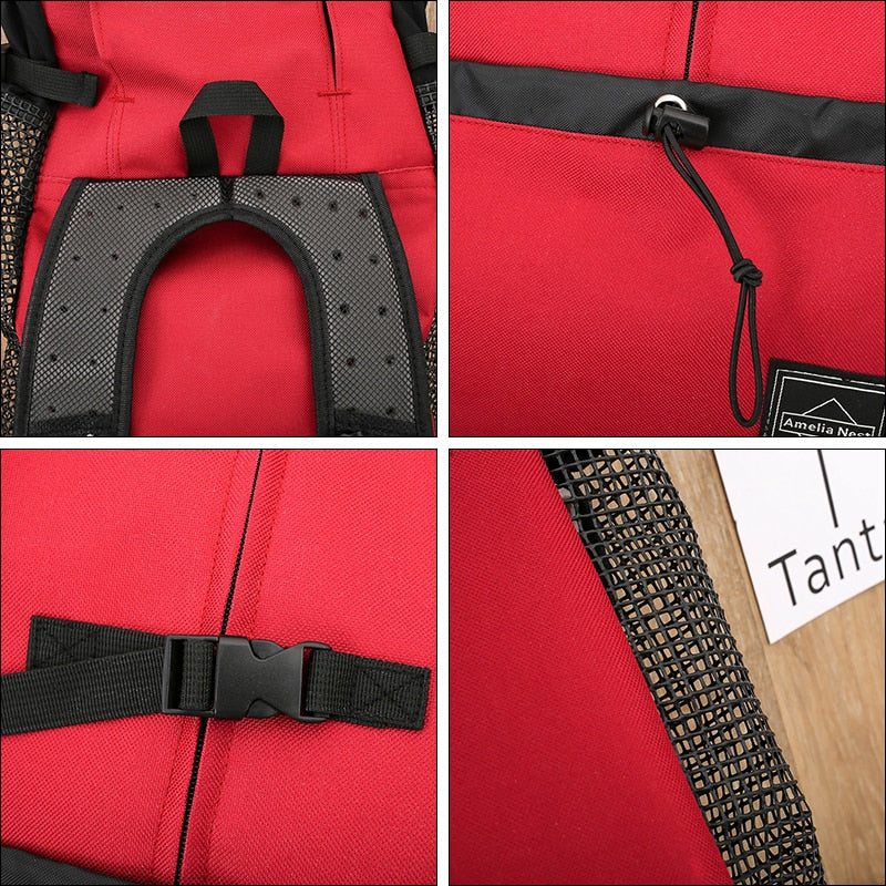 Ympäristöystävällinen lemmikkimatkalaukku kätevällä sivutaskulla mukavuutta ja käytännöllisyyttä varten