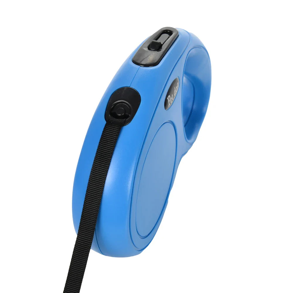 Sähköinen vedettävä koiran talutin mukavuuteen ja turvallisuuteen