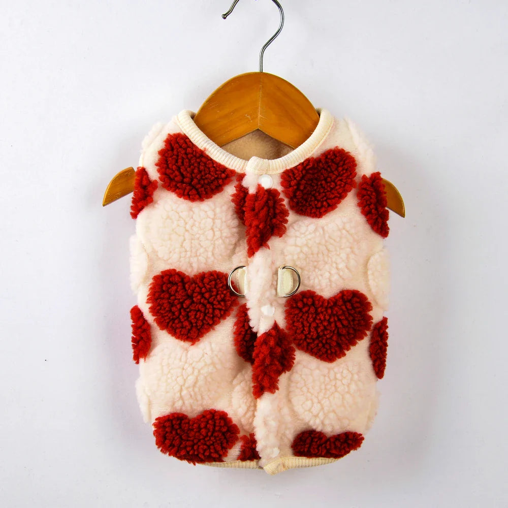 Luxe Comfort -fleecekangas takki ranskanbulldogille ja chihuahualle lämpimään suojaan