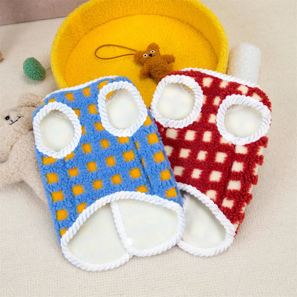 Luxe Comfort -fleecekangas takki ranskanbulldogille ja chihuahualle lämpimään suojaan