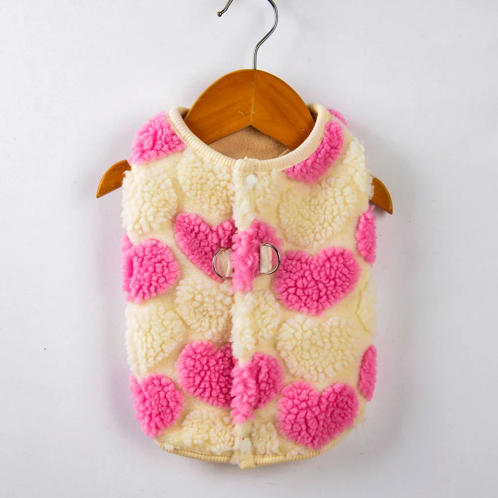 Luxe Comfort -fleecekangas takki ranskanbulldogille ja chihuahualle lämpimään suojaan