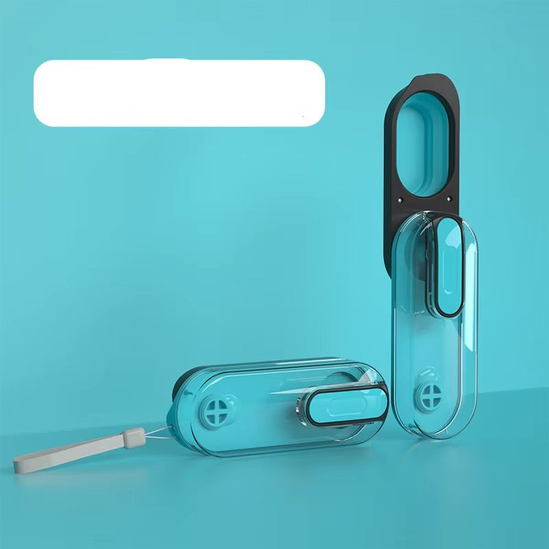 Kätevä kokoontaitettava vesipullo helppoon matkustamiseen lemmikkien kanssa