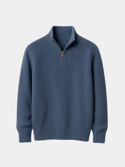 Falko - Elegant Highland Quarter-Zip Pullover in Classic Design