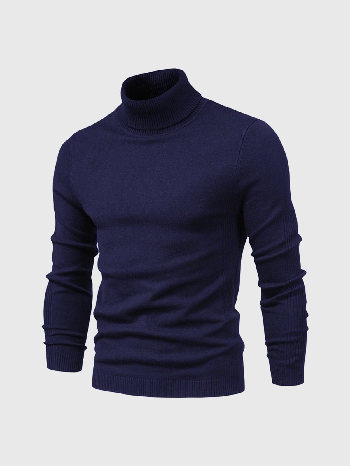 Heinrich - Elegant and Timeless Fine Knit Turtleneck Sweater for Stylish Comfort